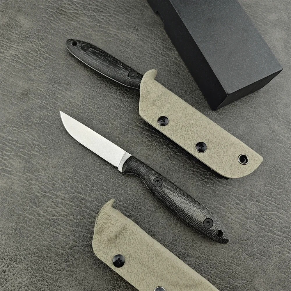 Edc Carry Pocket Knife - 高硬度で耐摩耗性に優れた固定刃のポケットナイフ。リネン製のハンドルで、普段使いやキャンプ、ハイキング、カッティングなどに最適。男性へのギフトとしても、EDCツールとしても活用できます。