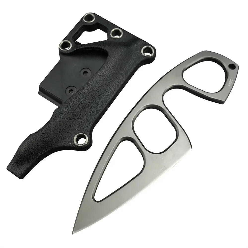 Edc Pocket Carry Fixed Blade - 高硬度ネックナイフ 440Cブレード キデックスシース付き ポータブルEDCツール 日常持ち運び キャンプ