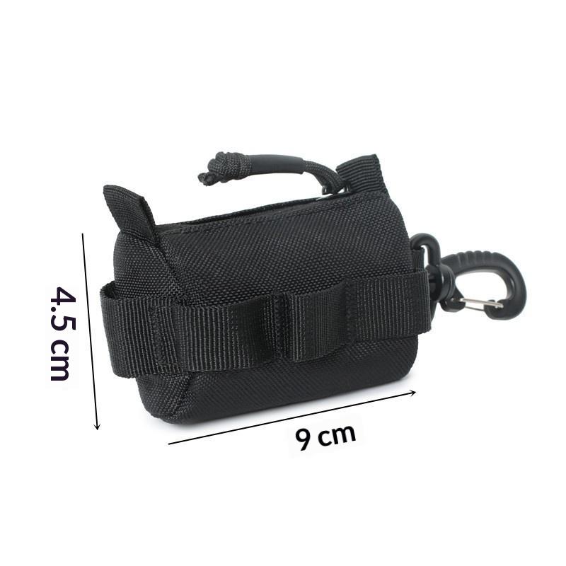 Edc Carry Card - 屋外用バックルバッグ EDCポーチ ジッパー付きキーカードホルダー 小物入れバッグ ポータブルウォレットポーチ アウトドアハンティングウエストバッグ