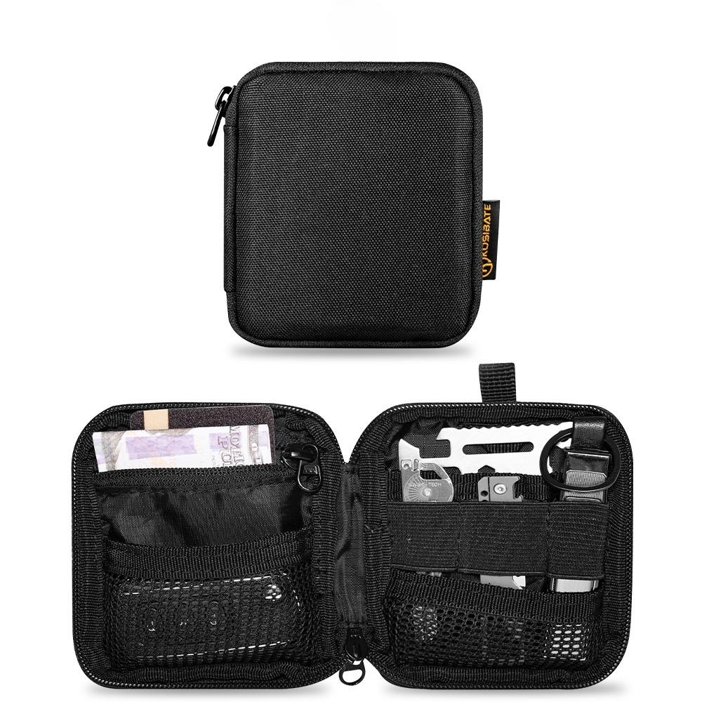 Edc Everyday Carry Bag - ミニEDCマルチツールポケットオーガナイザーポーチ - 小型日常持ち運び用ポーチ（ギア、工具、お金、カード、現金、コイン、カード用）