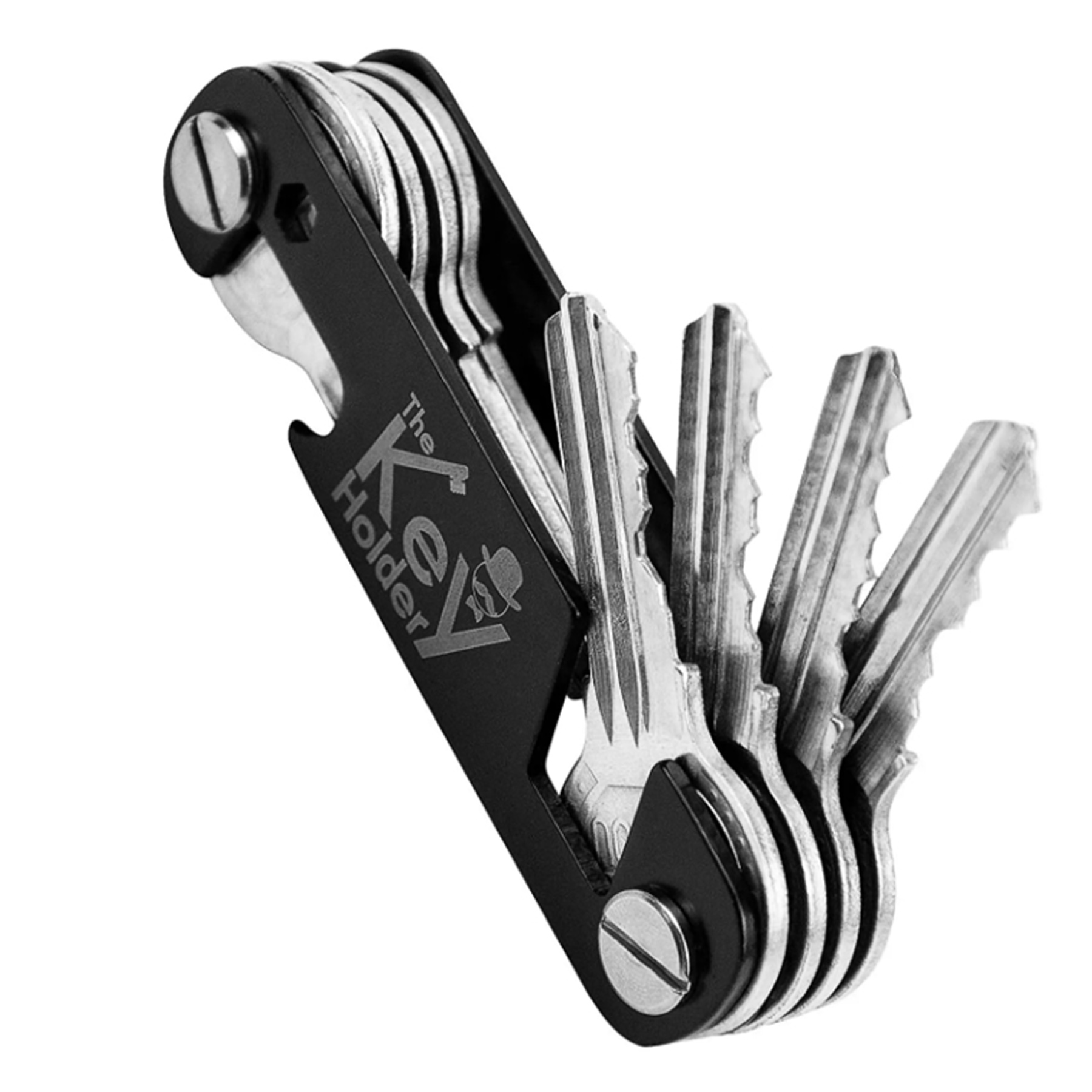 Edc Carry Card - キーホルダー用アイホルダー - キーチェーン用コンパクトキーオーガナイザー、ミニマリストで整理整頓されたEDCキーホルダーキーリング