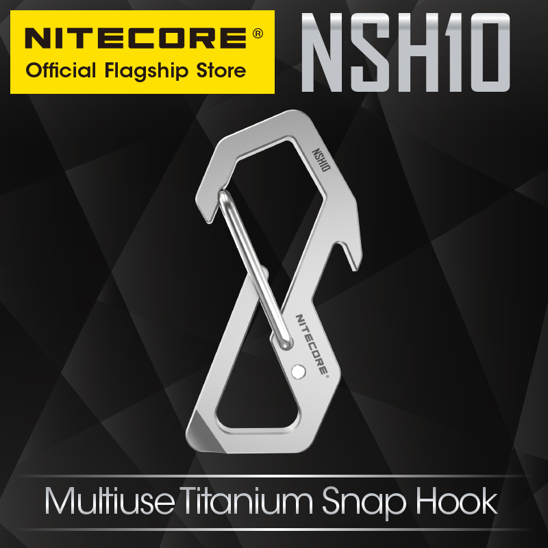 NITECORE NSH10 多用途チタンスナップフック 3 - Edc Carry Kit のレビューと価格
