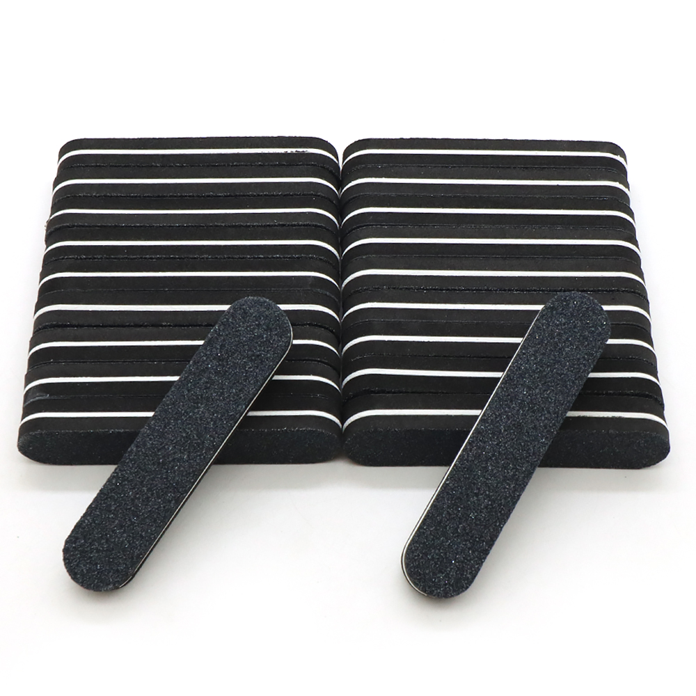 10/20/40個入り 9cmミニスポンジネイルファイル 1 - Nail File Titanium のレビューと価格
