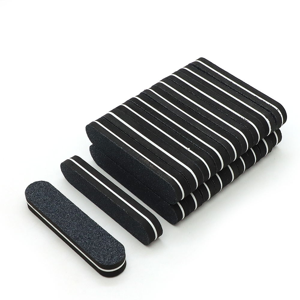 10/20/40個入り 9cmミニスポンジネイルファイル 1 - Nail File Titanium のレビューと価格