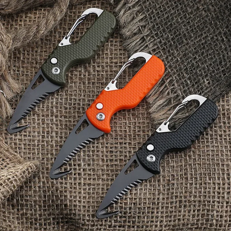 ポータブル多機能エクスプレスパーセルナイフキーホルダー鋸歯状 - Edc Carry Box のレビューと価格