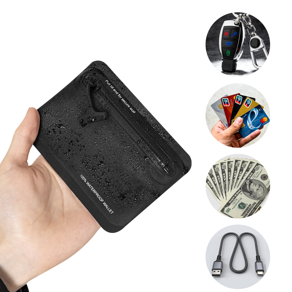 防水ジッパー小銭入れアウトドア軽量 EDC ポーチユニセック - Edc Carry Card のレビューと価格