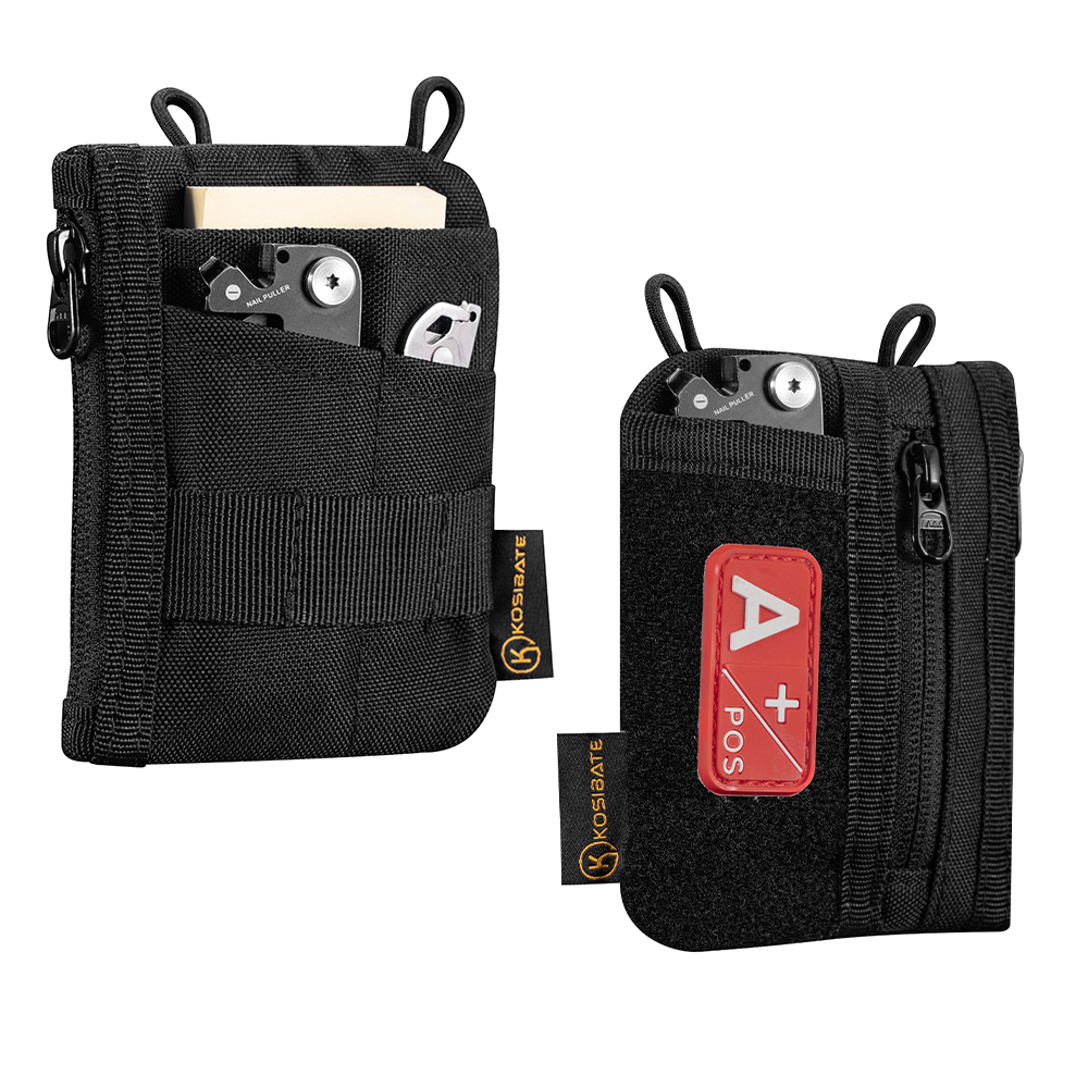 EDCオーガナイザーポーチ、DIYパッチエリア付き、日常持ち - Edc Everyday Carry Bag のレビューと価格