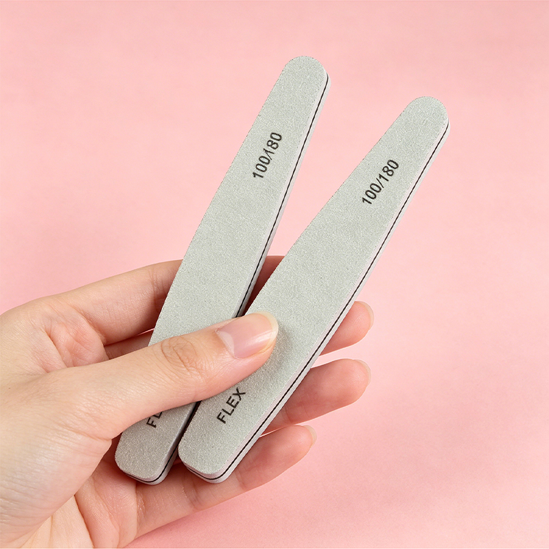 5/10/20個入り グレー ネイルファイル 100/180 - Nail File Titanium のレビューと価格