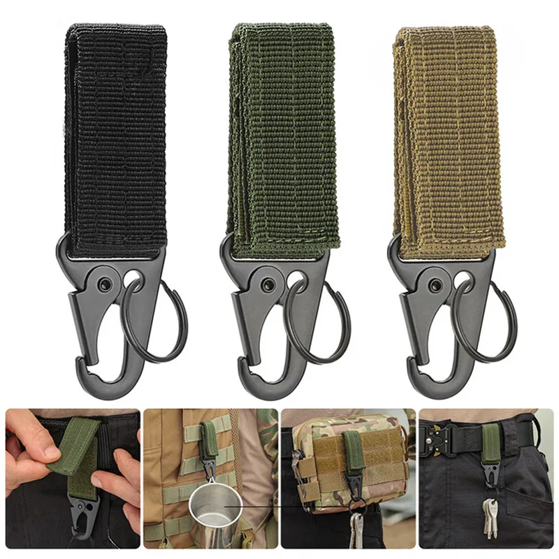 1-4 個の戦術的なカラビナ屋外 EDC キーホルダーナイロ - Edc Carry Kit のレビューと価格