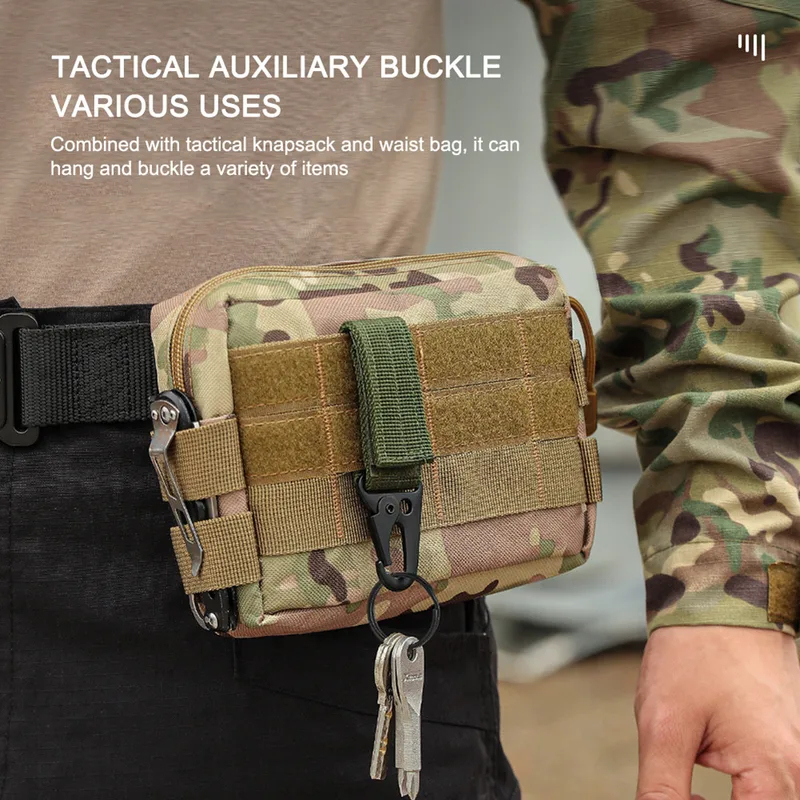 1-4 個の戦術的なカラビナ屋外 EDC キーホルダーナイロ - Edc Carry Kit のレビューと価格