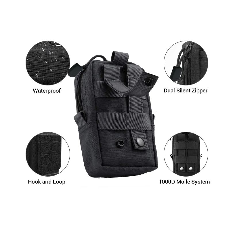 タクティカルモールポーチ ウエストバッグ アウトドア メンズ - Edc Carry Box のレビューと価格