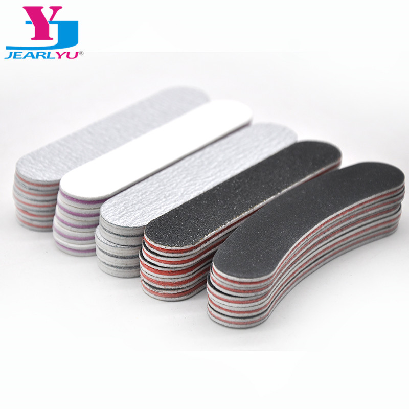 20 ピース/ロットミニ爪やすり耐久性のあるマニキュアマニキ - Nail File Titanium のレビューと価格