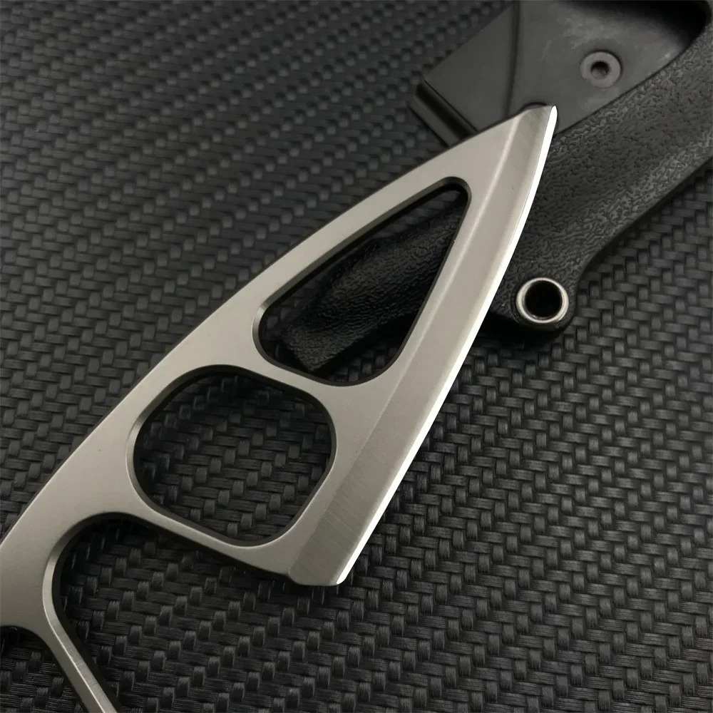 高硬度ネックナイフ 440Cブレード キデックスシース付き  - Edc Pocket Carry Fixed Blade のレビューと価格