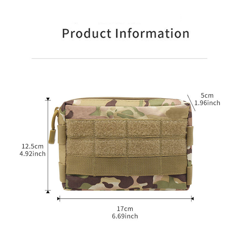 戦術的なモールウエストパック 600D 防水迷彩 EDC ツ - Edc Carry Box のレビューと価格