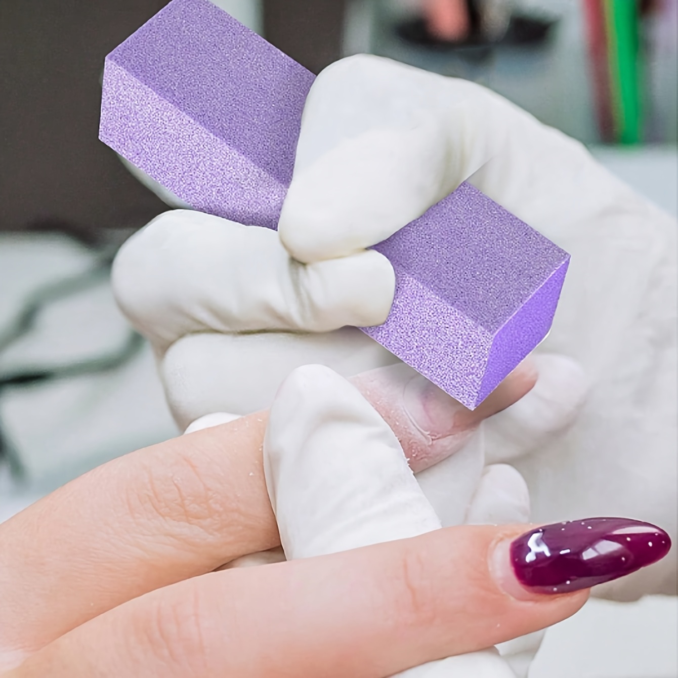 ネイルファイル10点セット、ネイルアートスポンジブロック、高 - Nail File Titanium のレビューと価格
