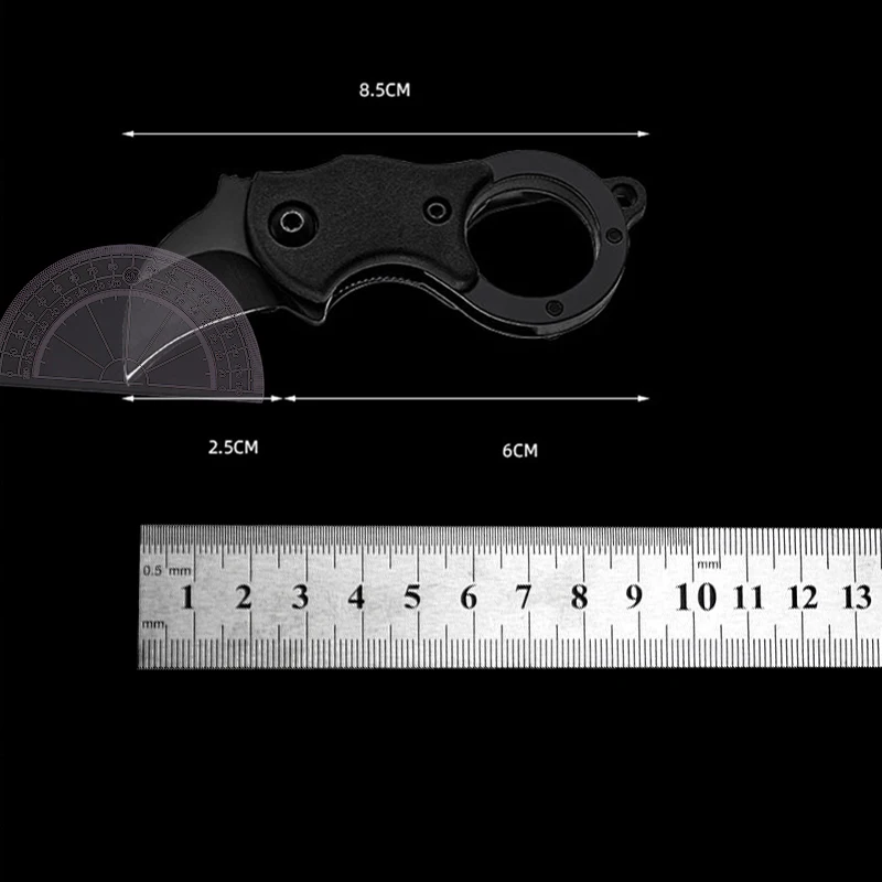 アウトドアポケットナイフポータブルEDCキーナイフフォックス - Edc Carry Pocket Knife のレビューと価格