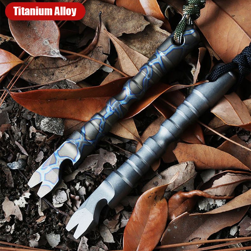 多機能クラウンバー,チタン合金,栓抜き,高硬度,自己防衛窓用 - Titanium Pry Bar のレビューと価格