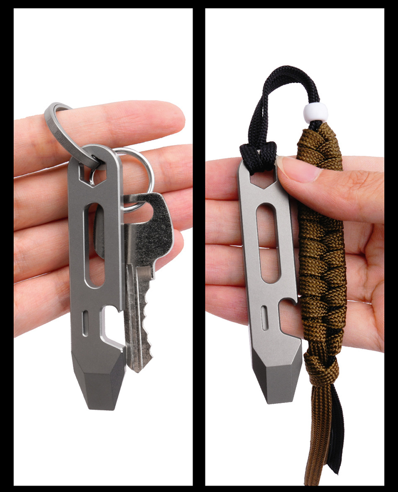 8 センチメートル CNC TC4 チタン合金バール栓抜き段 - Titanium Pry Bar のレビューと価格
