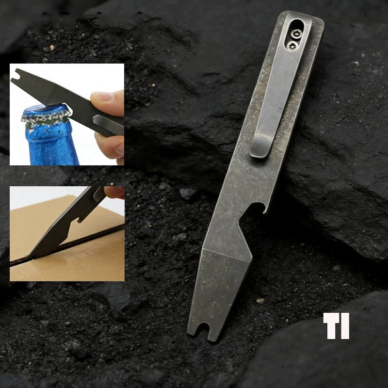 10.5 センチメートル TC4 チタン合金プライバー多機能 - Titanium Pry Bar のレビューと価格