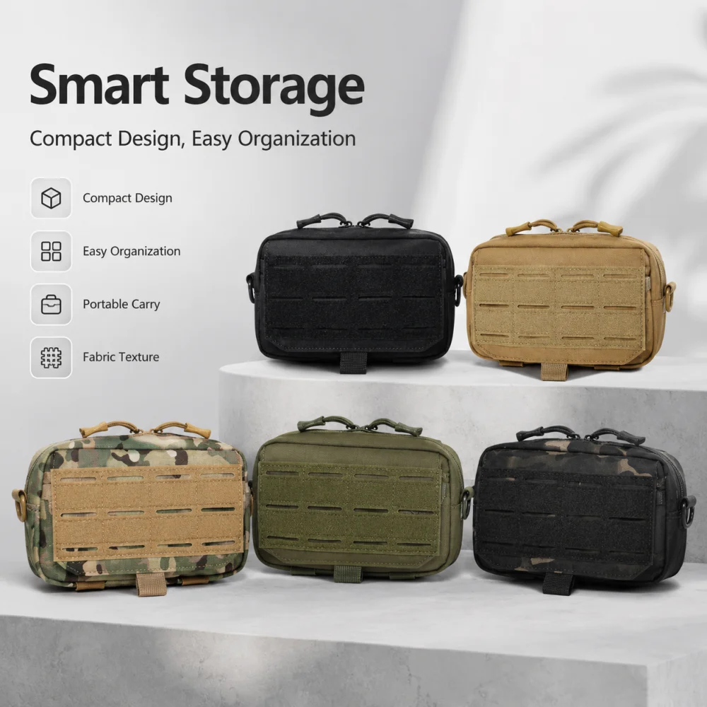 多機能モールシステム対応EDCウエストバッグ、タクティカルポ - Edc Carry Box のレビューと価格