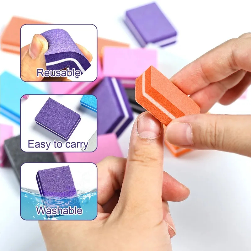 10/20/30個入り ミニバフ研磨ファイルブロック ネイル - Nail File Titanium のレビューと価格