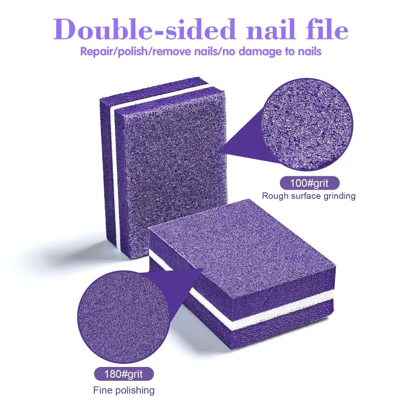 10/20/30個入り ミニバフ研磨ファイルブロック ネイル - Nail File Titanium のレビューと価格