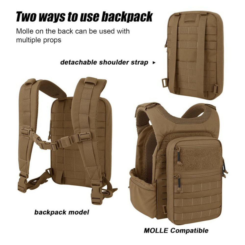 戦術的なMOLLEバックパック防水取り外し可能なアウトドアE - Edc Carry Kit のレビューと価格