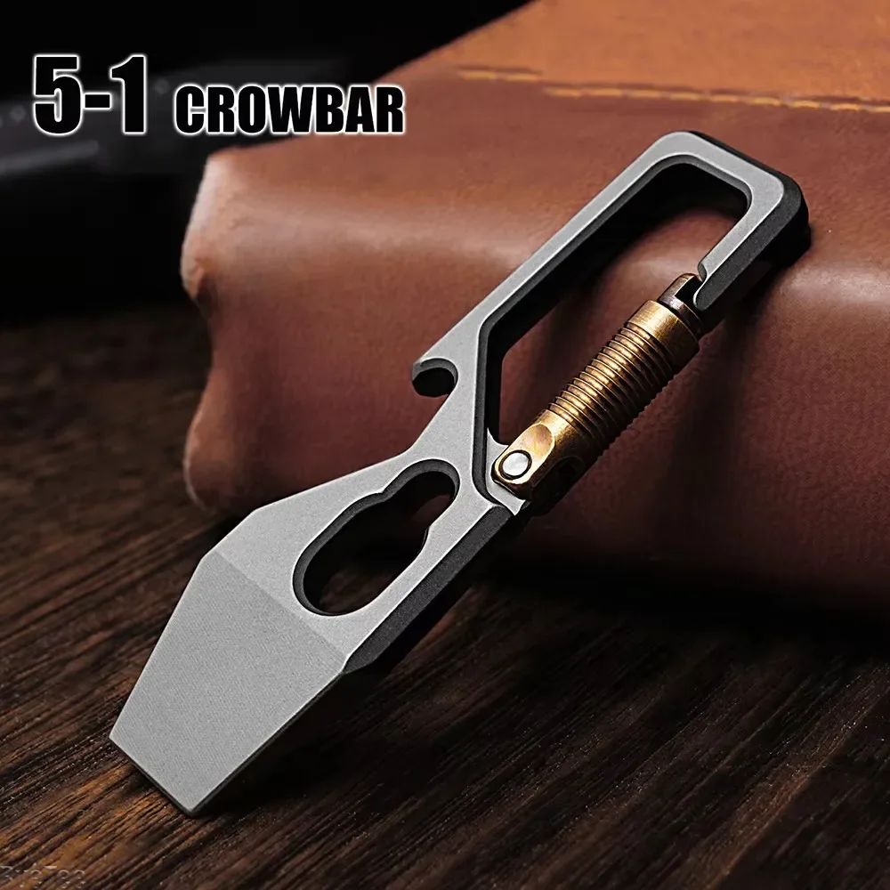 多機能キーホルダープライバー,チタン合金,ポータブルEDC, - Titanium Pry Bar のレビューと価格